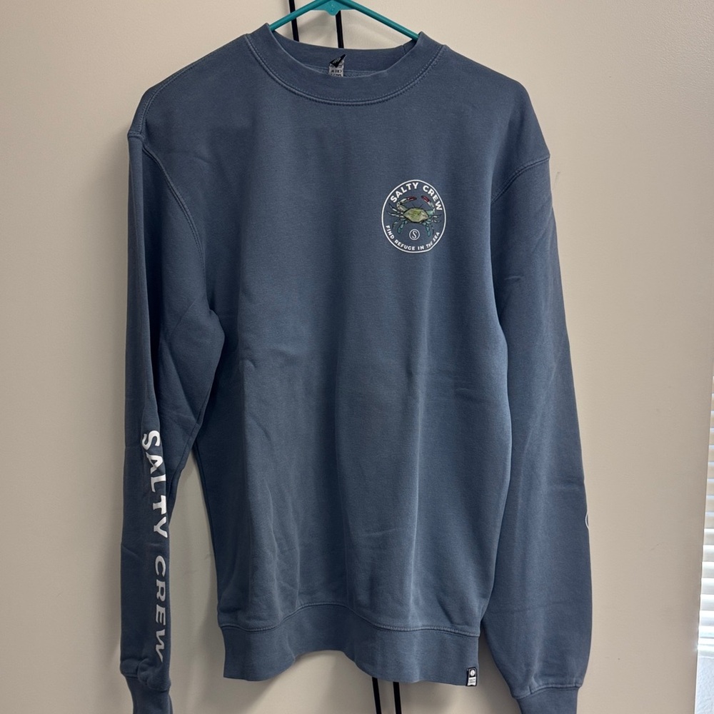 Salty Crew Men's Deep Blue Crewneck Sweater